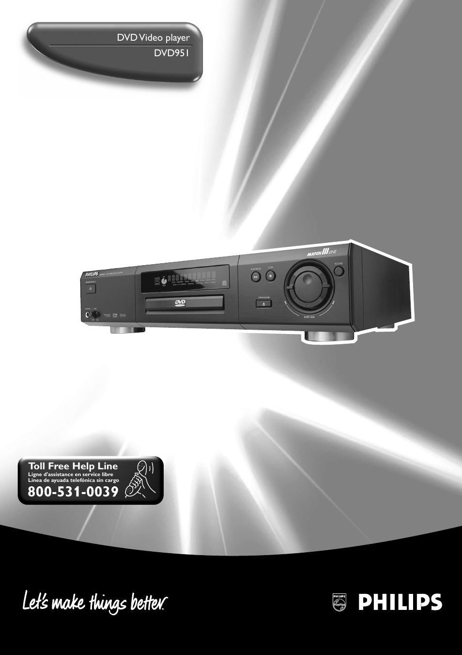 Philips DVD951AT98 User Manual | 25 pages