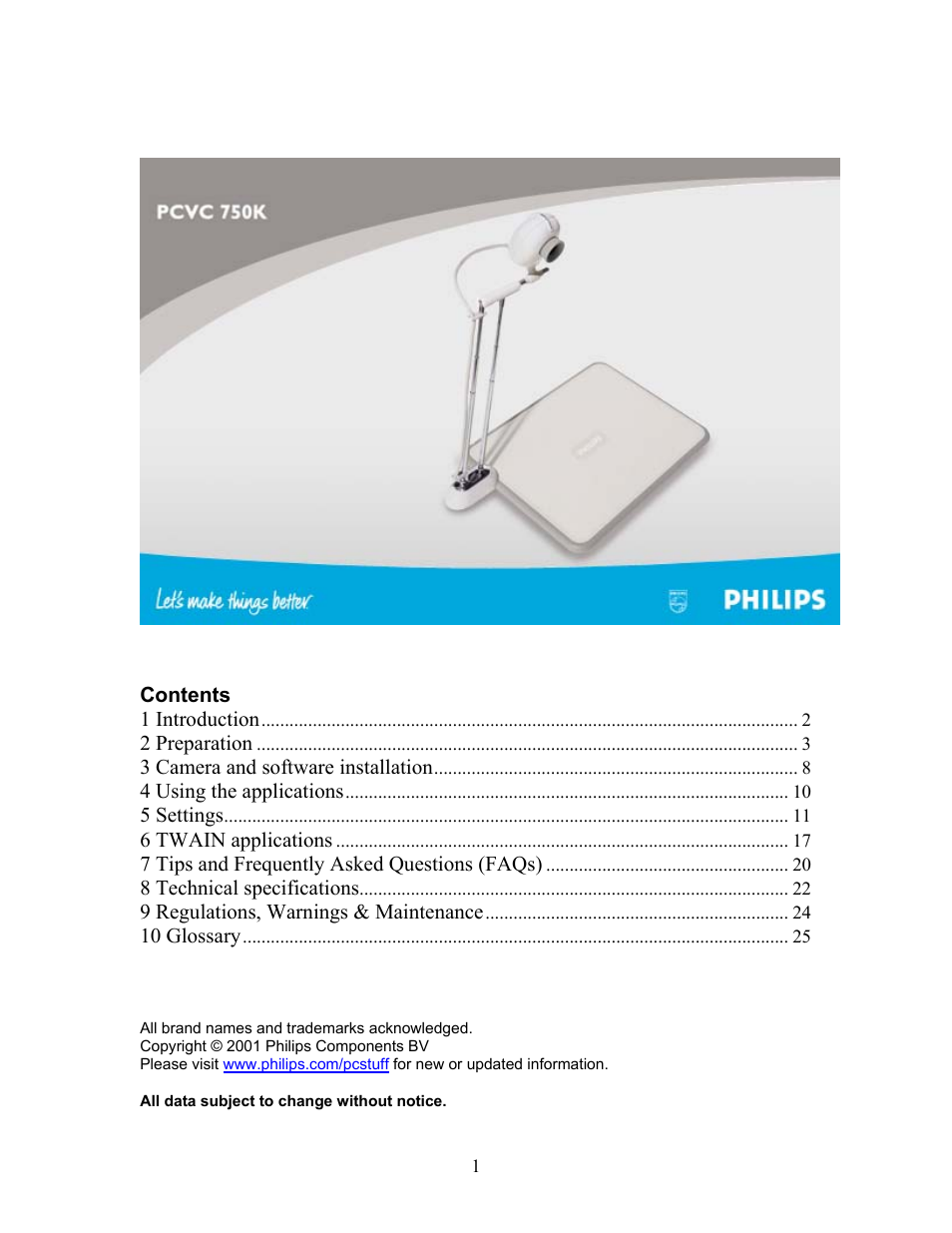 Philips PCVC750K User Manual | 27 pages
