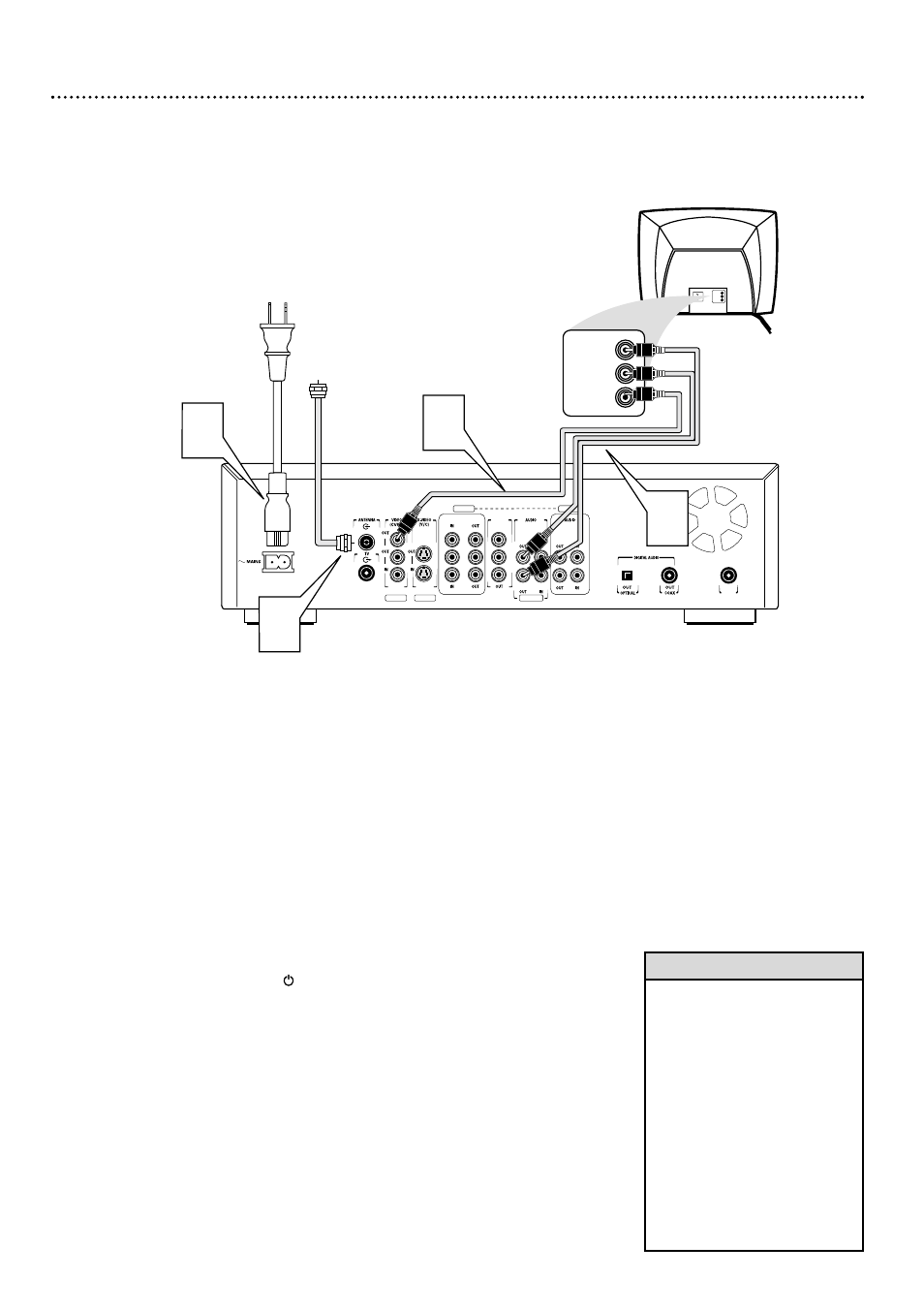 12 hookups (cont’d) | Philips DVDR985A User Manual | Page 12 / 68