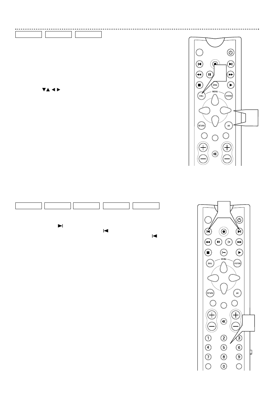 28 title/disc menus, chapter/track selection | Philips DVDR985A User Manual | Page 28 / 68
