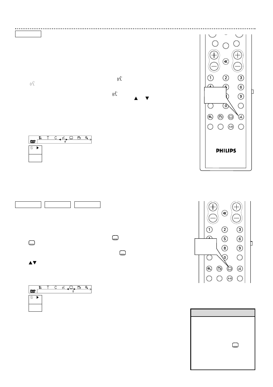 Audio language, subtitles 29, Audio language, Dvd subtitles | Helpful hint | Philips DVDR985A User Manual | Page 29 / 68