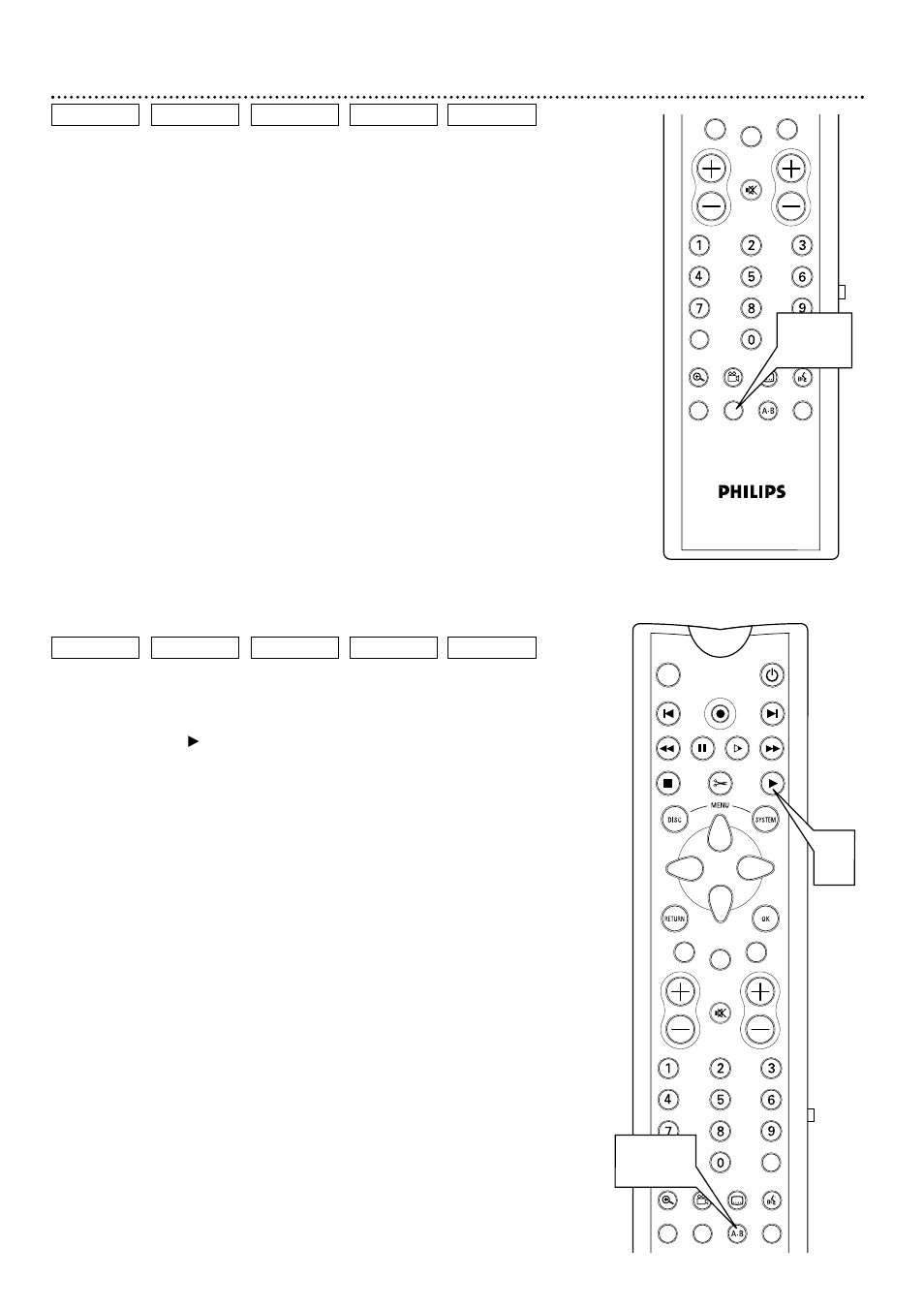 34 repeat, repeat a-b, Repeat, Repeat a-b | Philips DVDR985A User Manual | Page 34 / 68