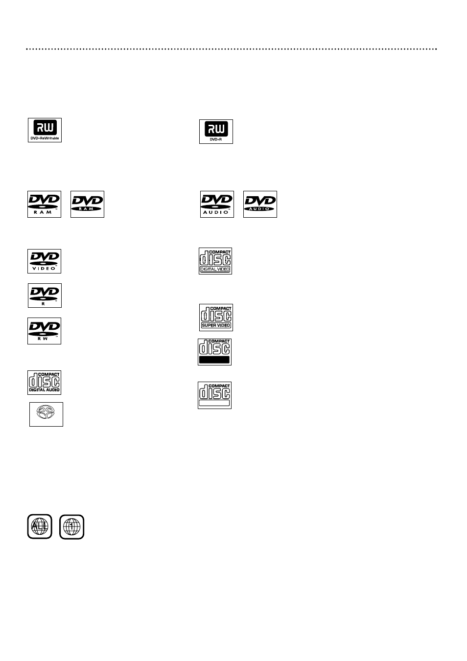 Playable discs 7 | Philips DVDR985A User Manual | Page 7 / 68