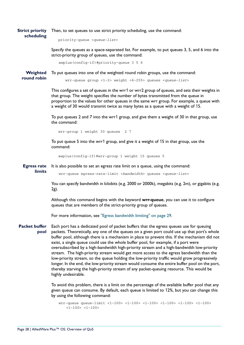 Allied Telesis AlliedWare Plus User Manual | Page 28 / 40