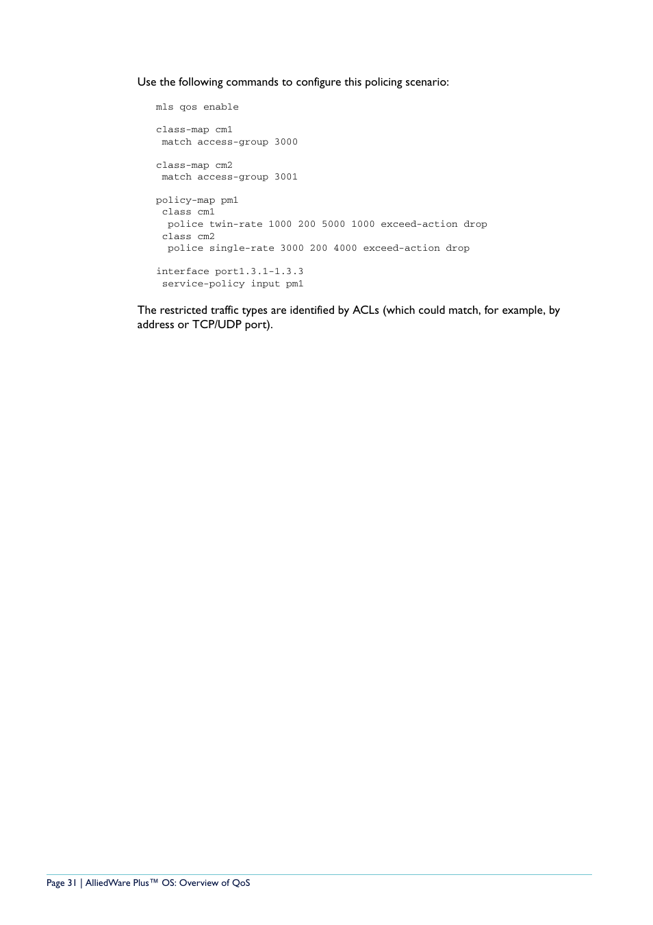 Allied Telesis AlliedWare Plus User Manual | Page 31 / 40