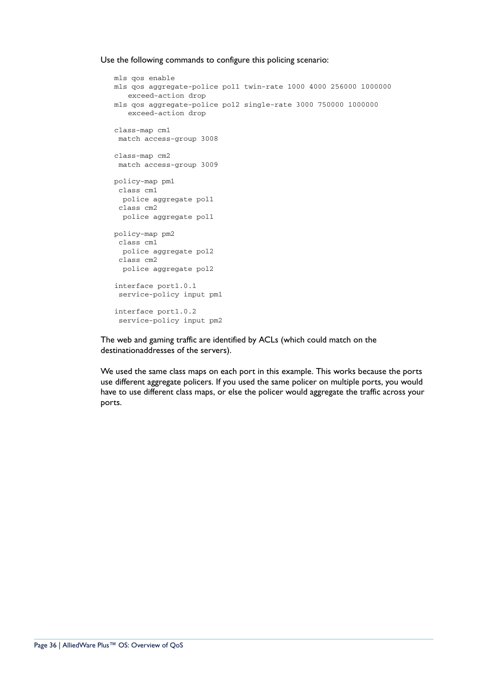 Allied Telesis AlliedWare Plus User Manual | Page 36 / 40