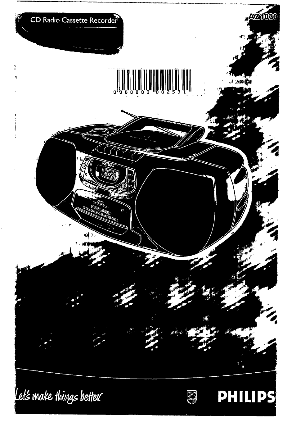 Philips AZ1020-17 User Manual | 16 pages