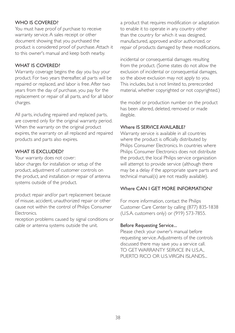 Philips 192E2SB-27 User Manual | Page 40 / 49