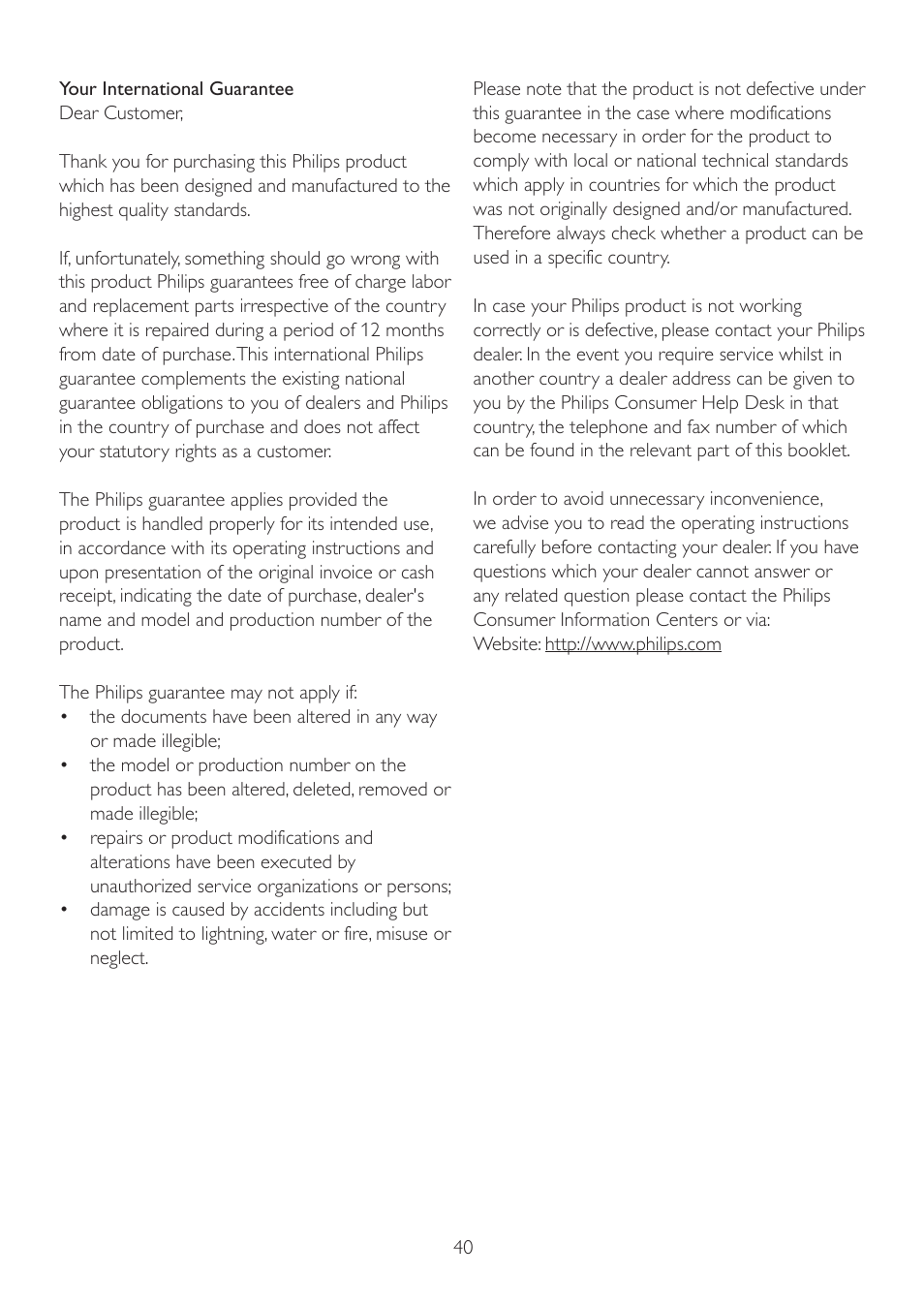Philips 192E2SB-27 User Manual | Page 42 / 49
