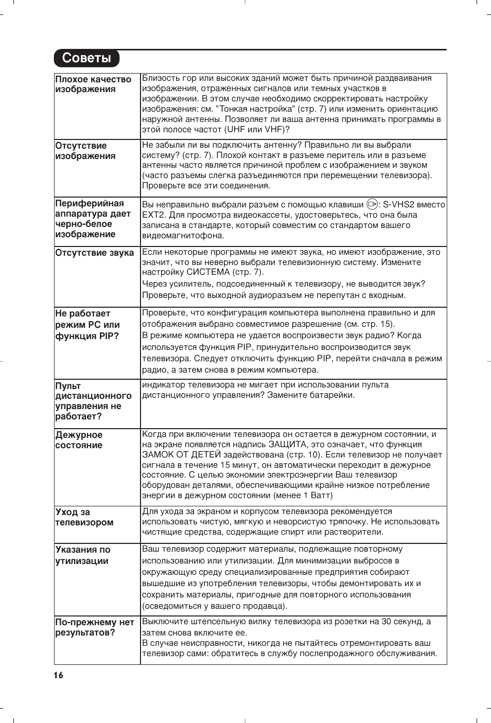 Лу‚въ | Philips 23PF9945-37 User Manual | Page 64 / 128