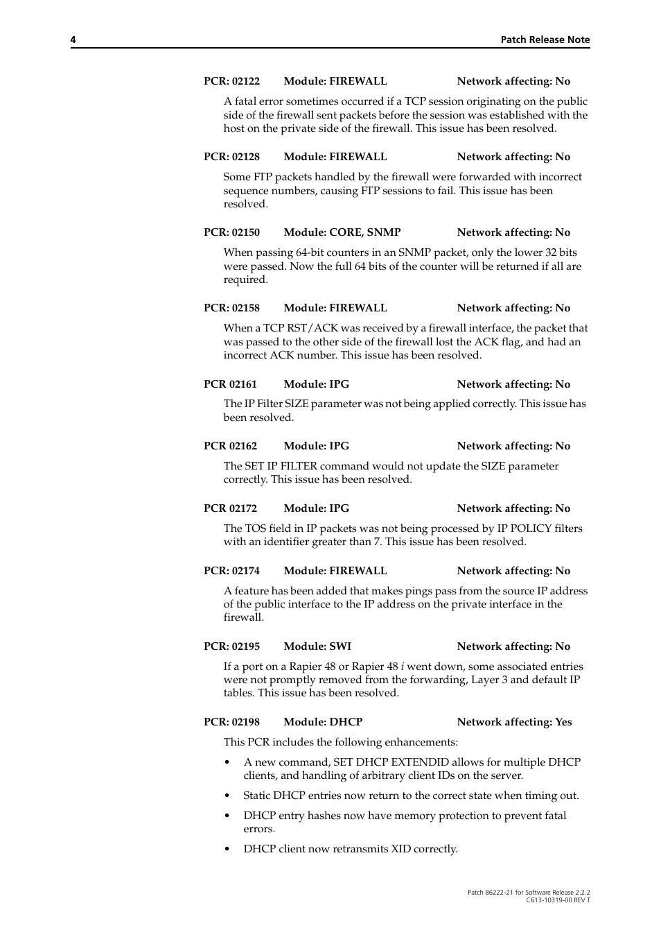 Allied Telesis 86222-21 User Manual | Page 4 / 28