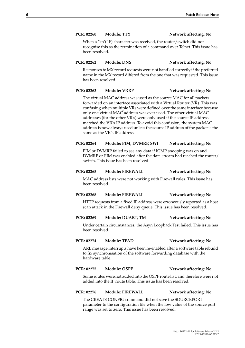 Allied Telesis 86222-21 User Manual | Page 6 / 28