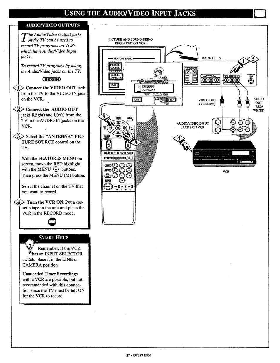 Sing, Udio, Ideo | Nput, Acks | Philips 7P4830W199 User Manual | Page 27 / 46