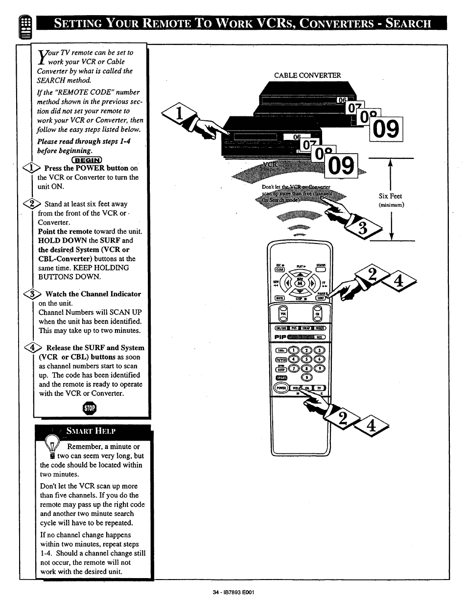 Etting, Emote, Onverters | Earch | Philips 7P4830W199 User Manual | Page 34 / 46