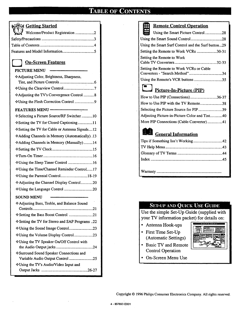 Philips 7P4830W199 User Manual | Page 4 / 46