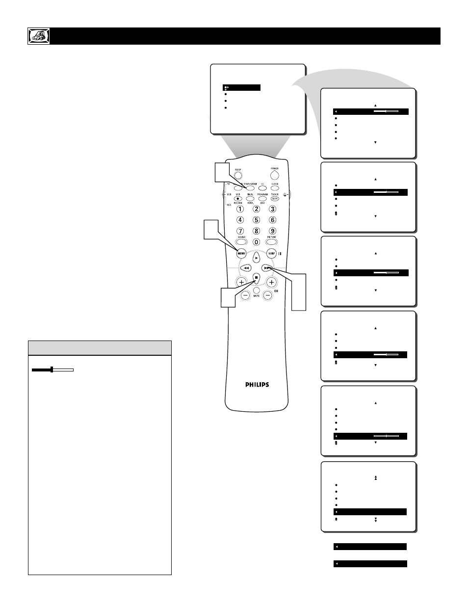 Philips 32RF52S User Manual | Page 14 / 60