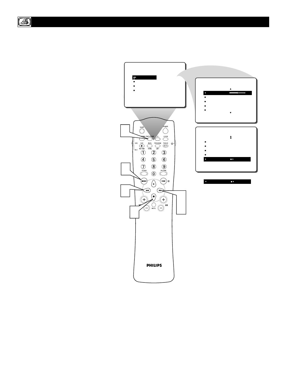 Philips 32RF52S User Manual | Page 16 / 60