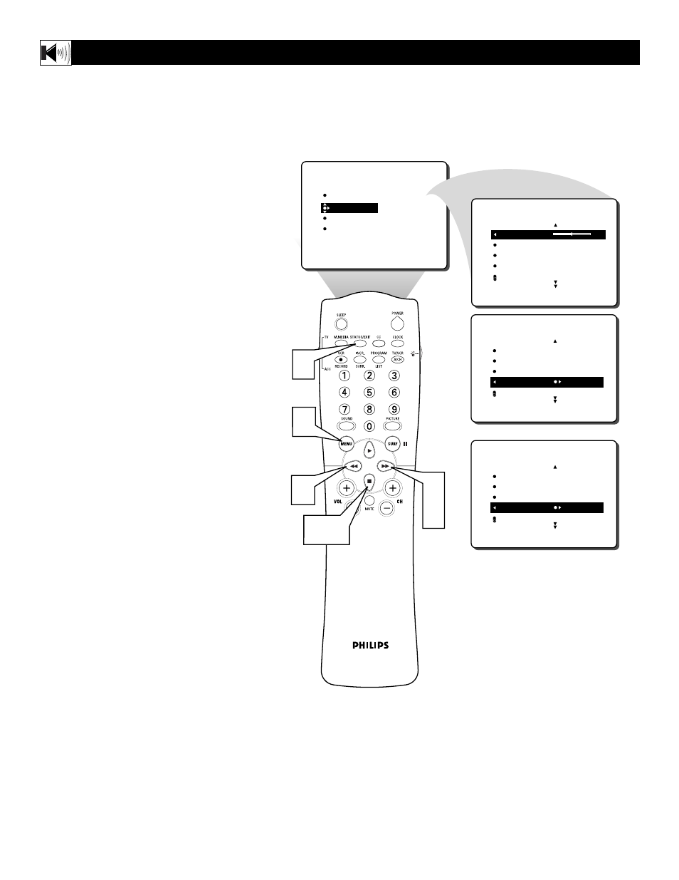 Philips 32RF52S User Manual | Page 18 / 60