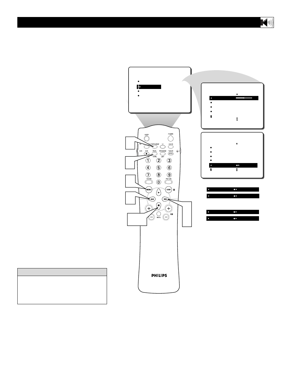 Philips 32RF52S User Manual | Page 19 / 60