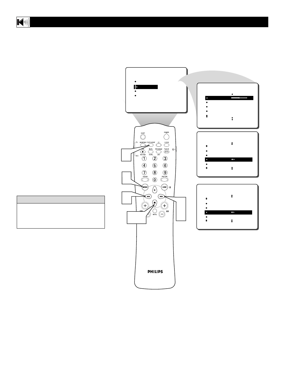 Philips 32RF52S User Manual | Page 20 / 60