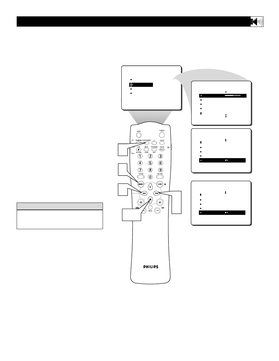 Philips 32RF52S User Manual | Page 23 / 60