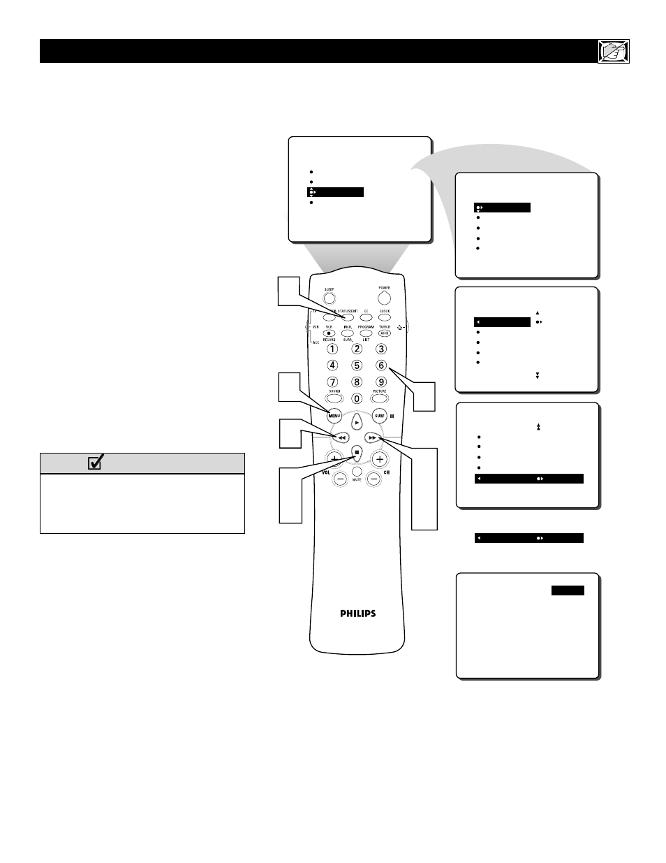 Philips 32RF52S User Manual | Page 29 / 60