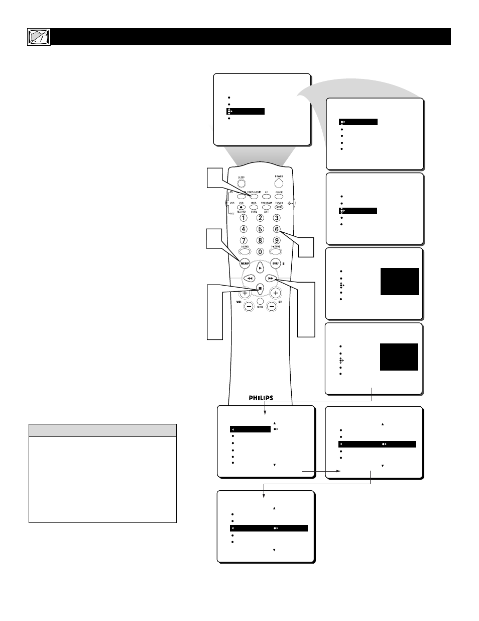 Philips 32RF52S User Manual | Page 34 / 60