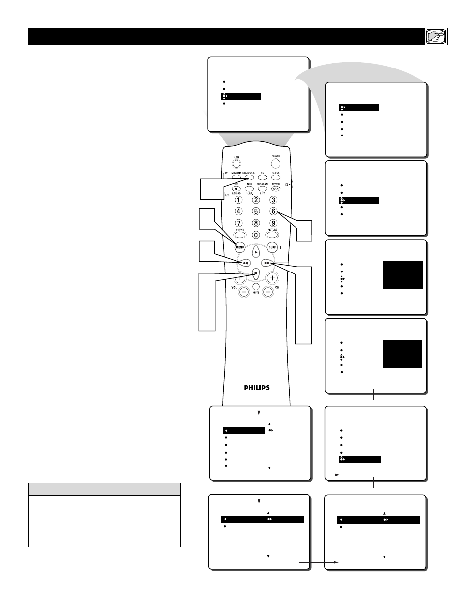 Philips 32RF52S User Manual | Page 37 / 60