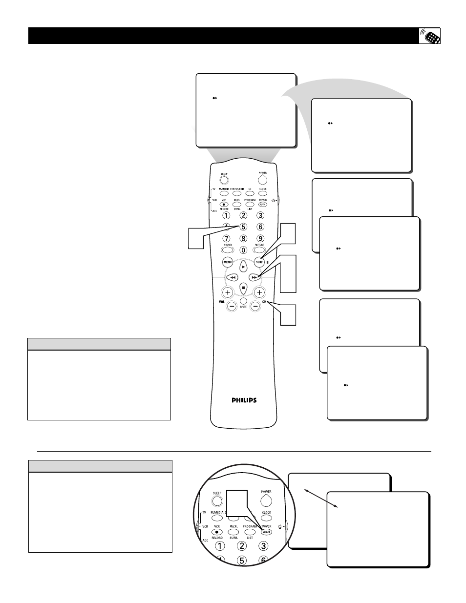 Philips 32RF52S User Manual | Page 47 / 60