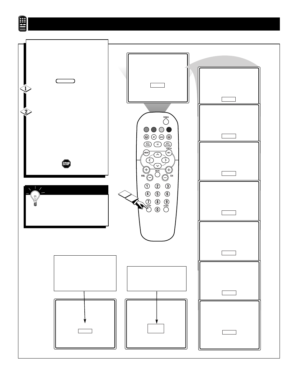 Etting, P the, Leeptimer | Ption 2 | Philips 19PS45S User Manual | Page 30 / 40