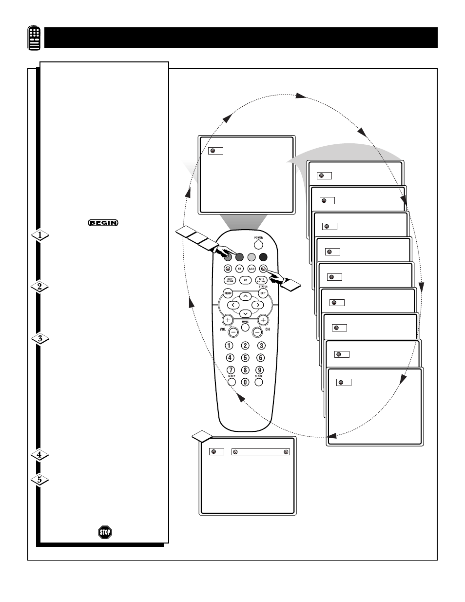 Sing the, Uadra, Uttons | Philips 19PS45S User Manual | Page 34 / 40