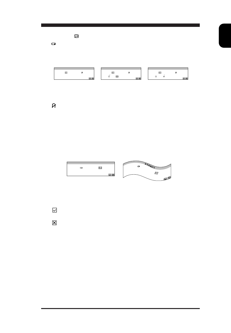 Sub menu-5: special, Cancel : abandon setup and return to main menu | Philips 15B1322Q11 User Manual | Page 15 / 23