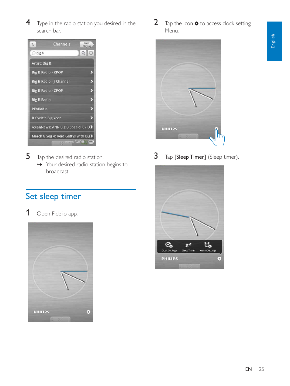 Philips docking speaker with Bluetooth® AS111 for Android User Manual | Page 25 / 32