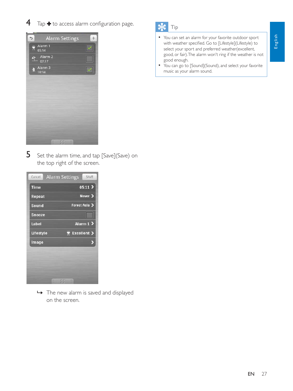 Philips docking speaker with Bluetooth® AS111 for Android User Manual | Page 27 / 32