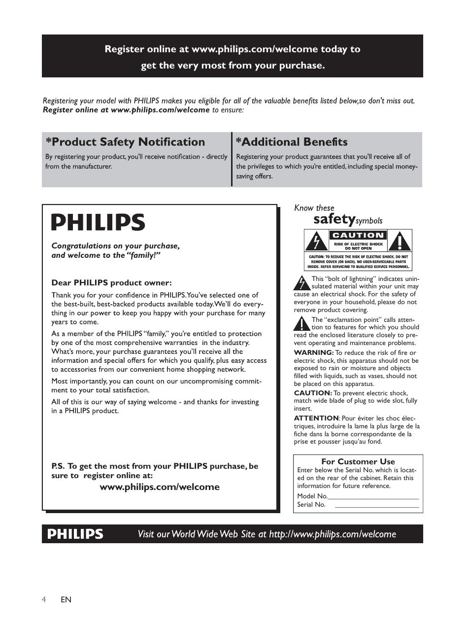 Philips docking speaker with Bluetooth® AS111 for Android User Manual | Page 4 / 32