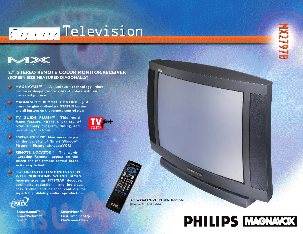 Philips MX2797B User Manual | 2 pages