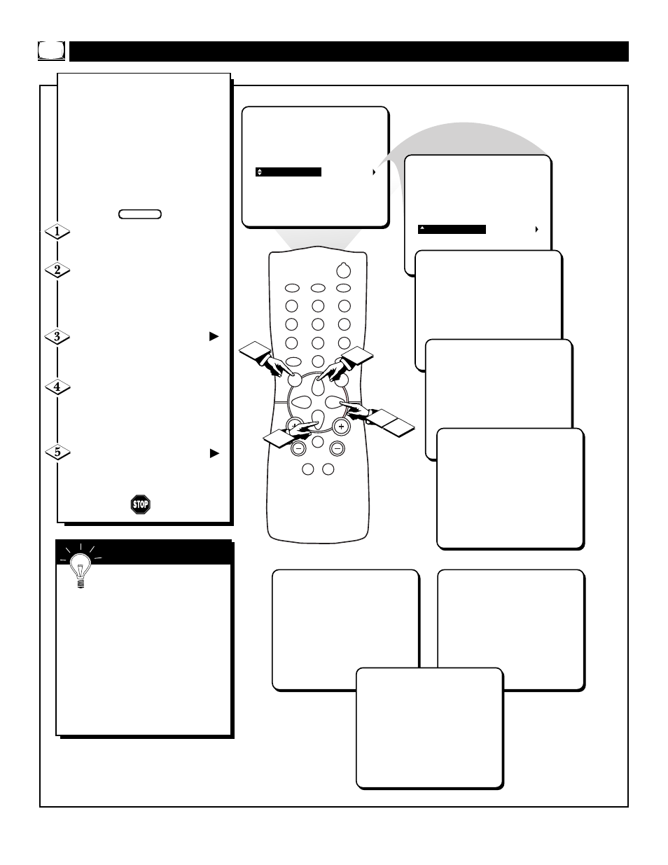 Sing the, Rogram, Ontrol | Philips PR1392X User Manual | Page 12 / 36
