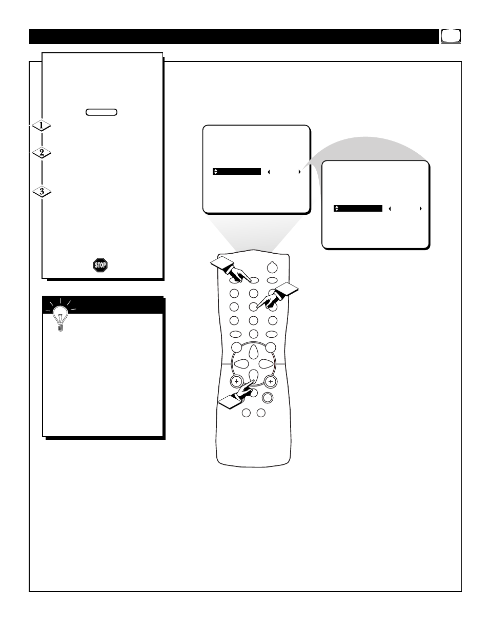 Electing a, Tart, Hannel | Philips PR1392X User Manual | Page 17 / 36