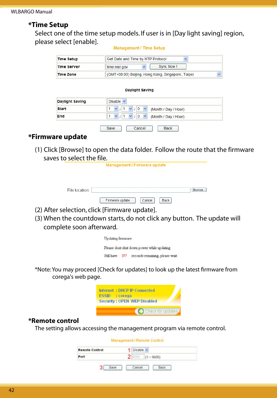 Allied Telesis CG-WLBARGO User Manual | Page 43 / 52