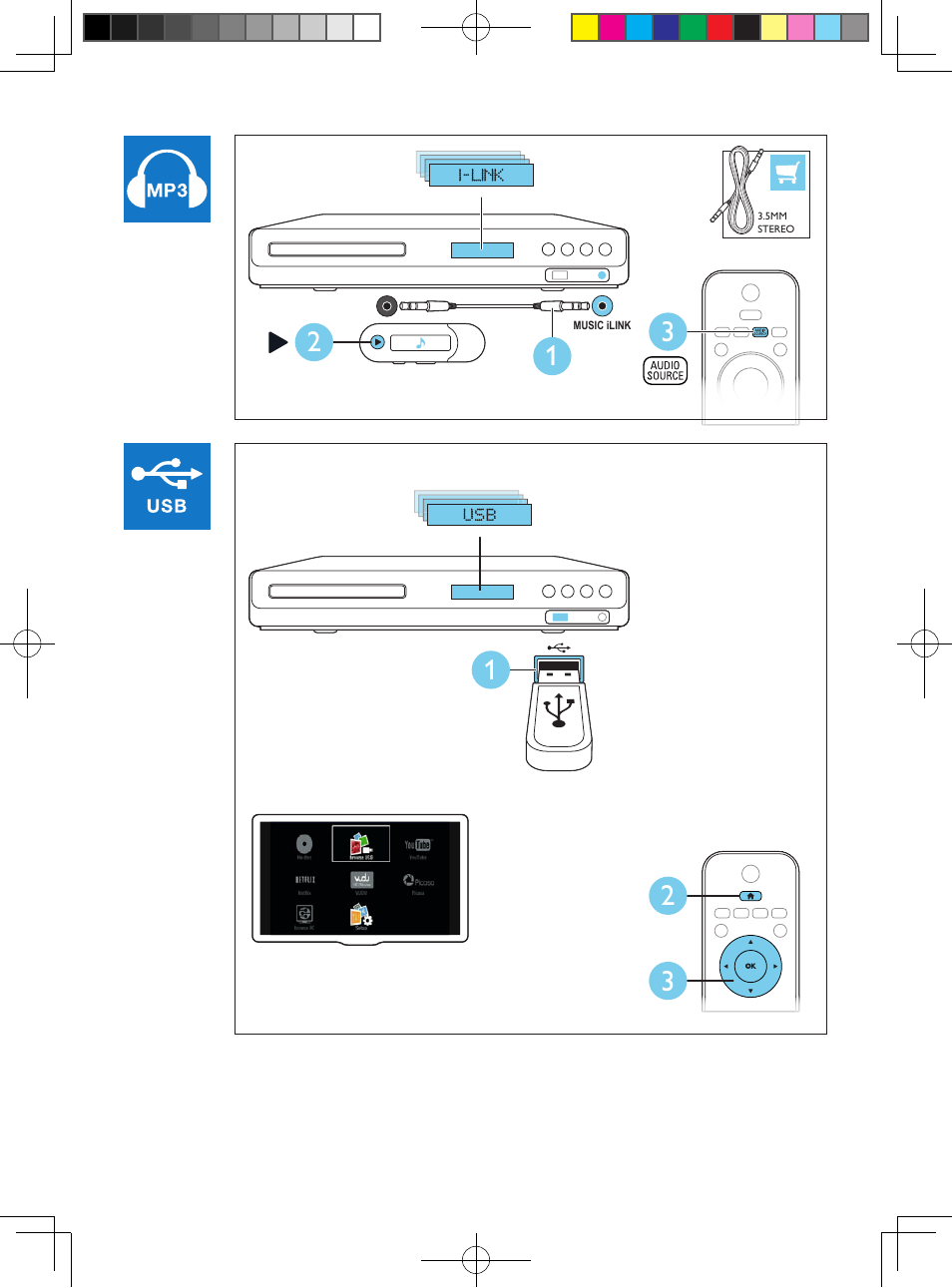 Philips HTS3564-F7 User Manual | Page 9 / 50