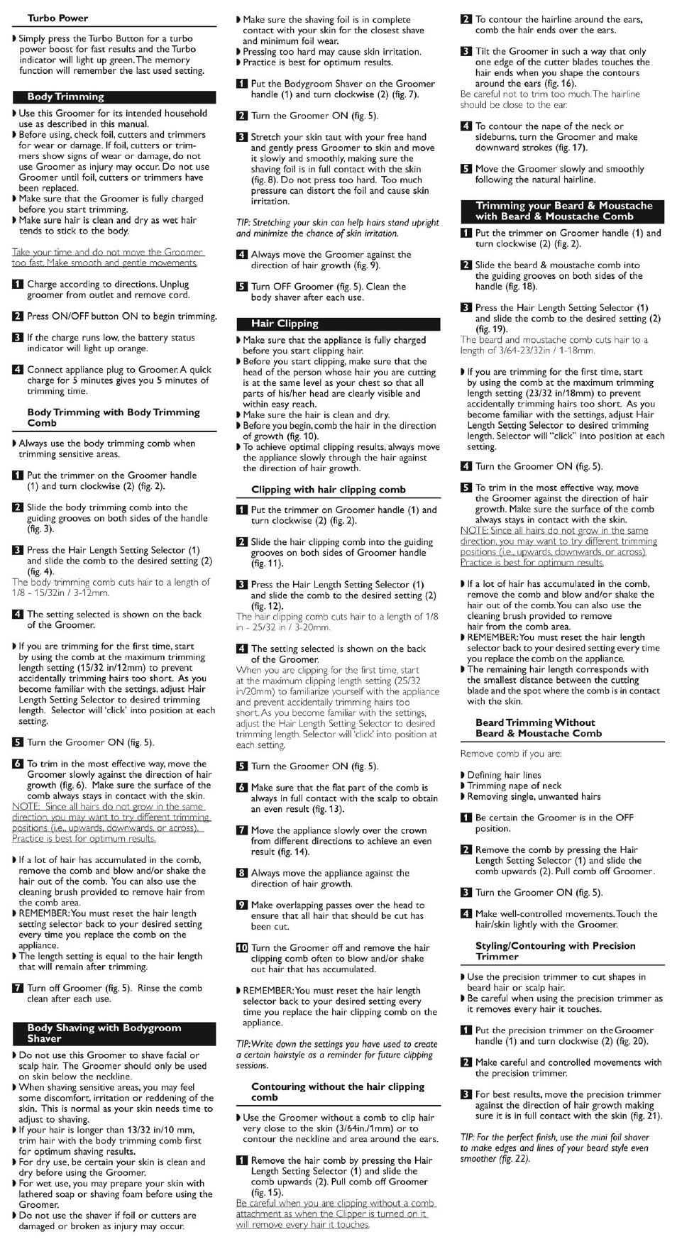 Philips QG3380-42 User Manual | Page 2 / 4