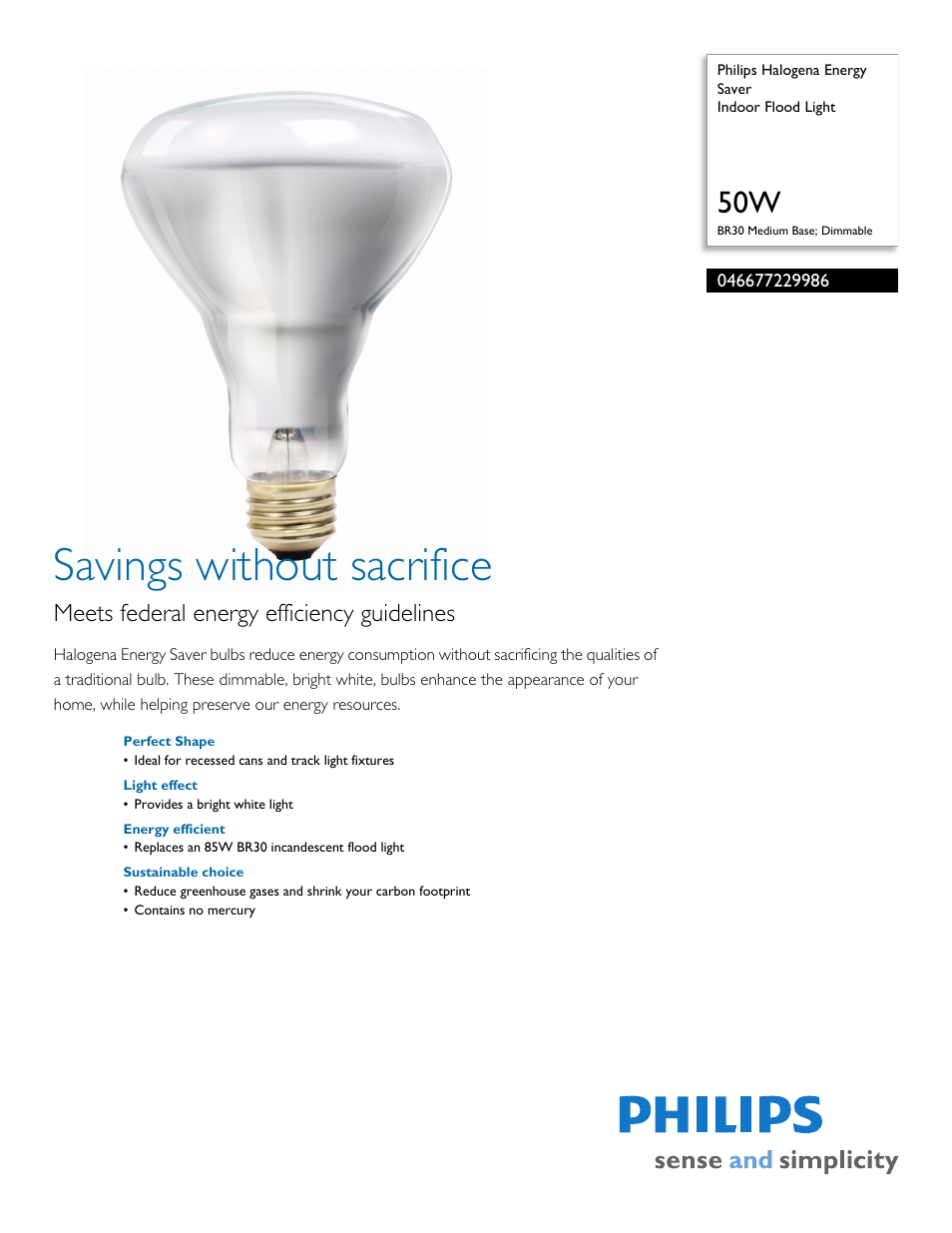 Philips 046677229986 User Manual | 2 pages