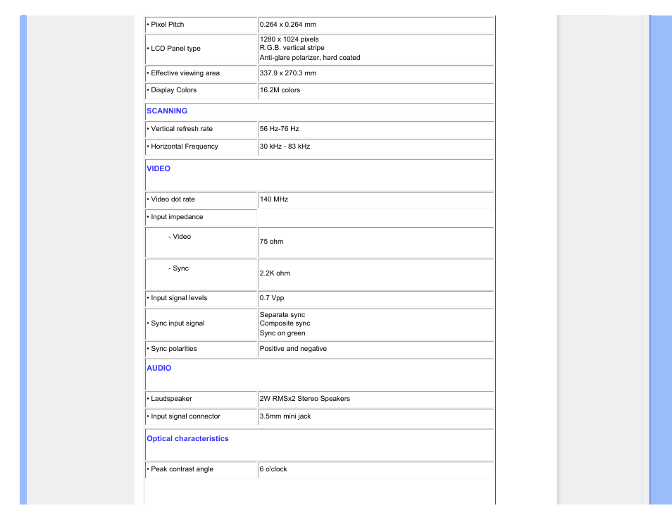 Philips 170B7CS-27 User Manual | Page 29 / 99