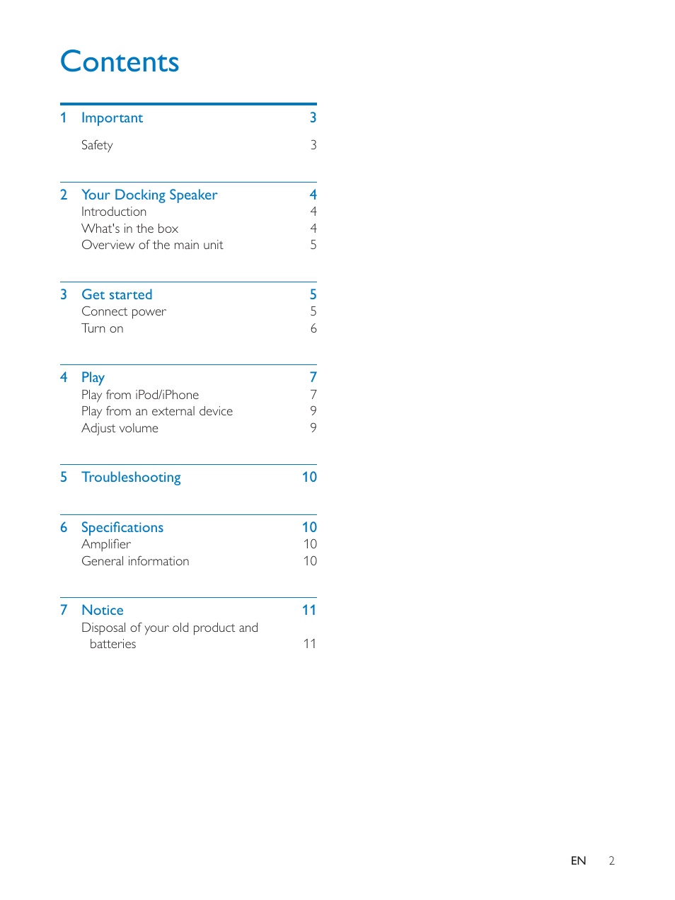 Philips DS3110-37 User Manual | Page 2 / 12