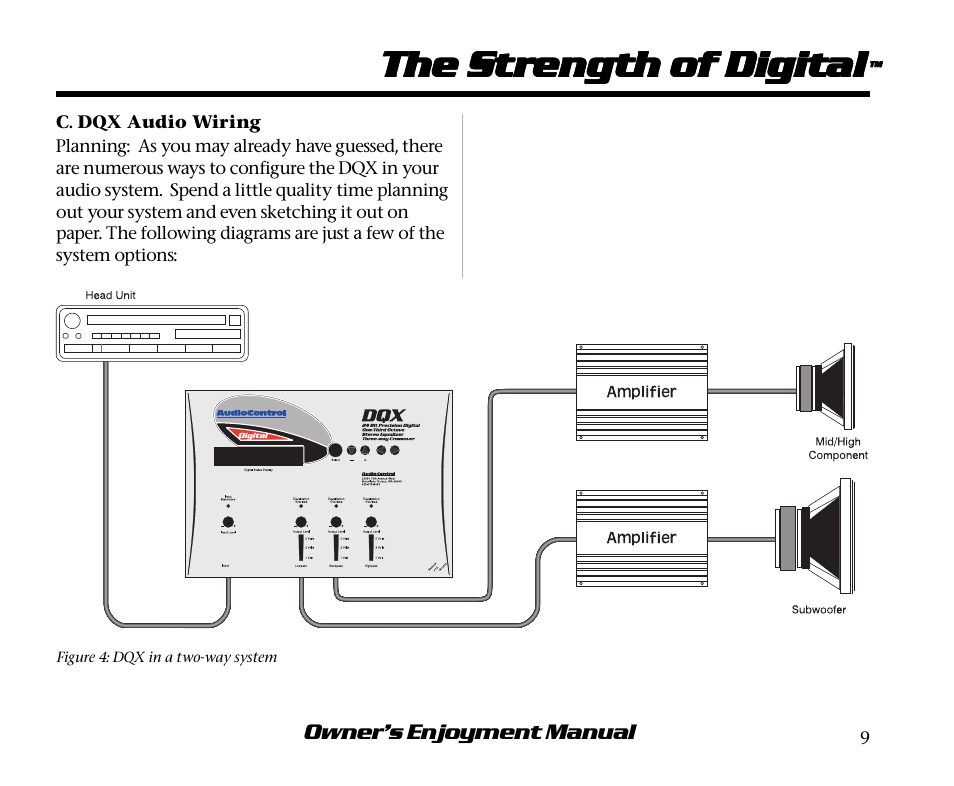 The s | AudioControl DQX User Manual | Page 13 / 28