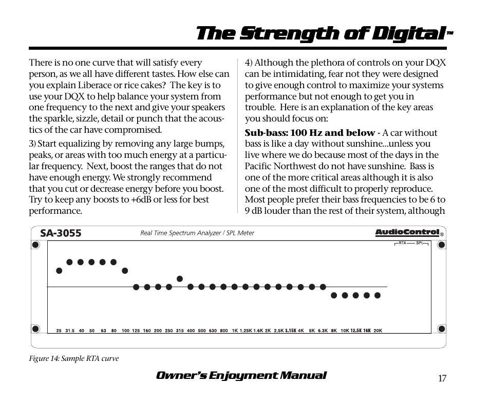 The s | AudioControl DQX User Manual | Page 21 / 28