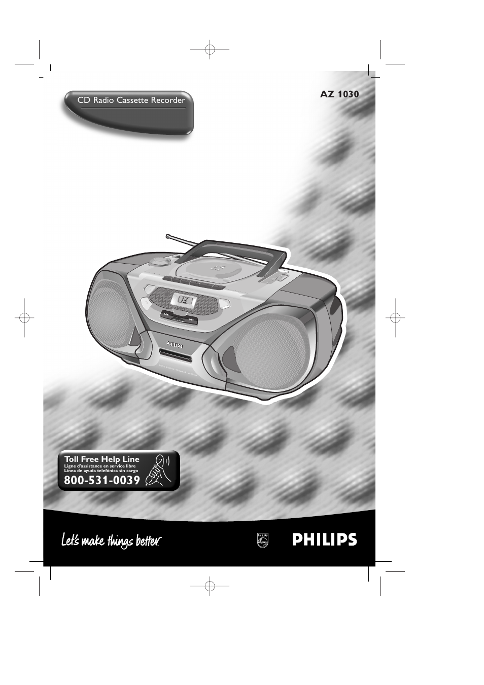 Philips AZ1030-17 User Manual | 44 pages