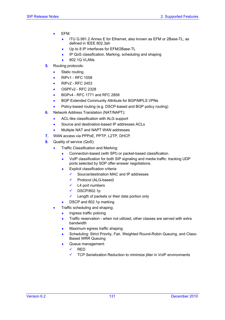AudioCodes MEDIAPACK VERSION 6.2 User Manual | Page 131 / 178
