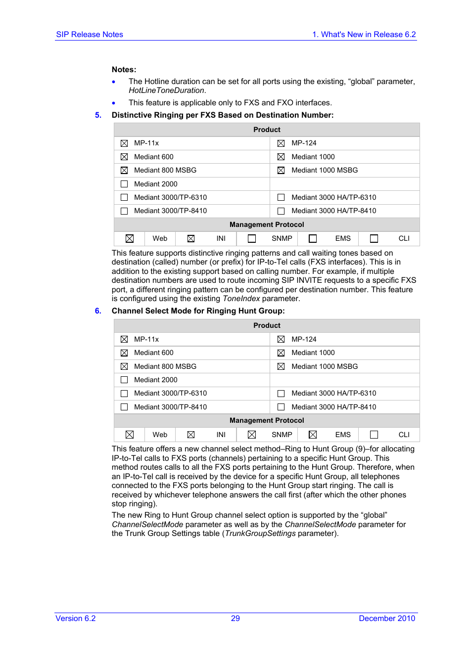 AudioCodes MEDIAPACK VERSION 6.2 User Manual | Page 29 / 178
