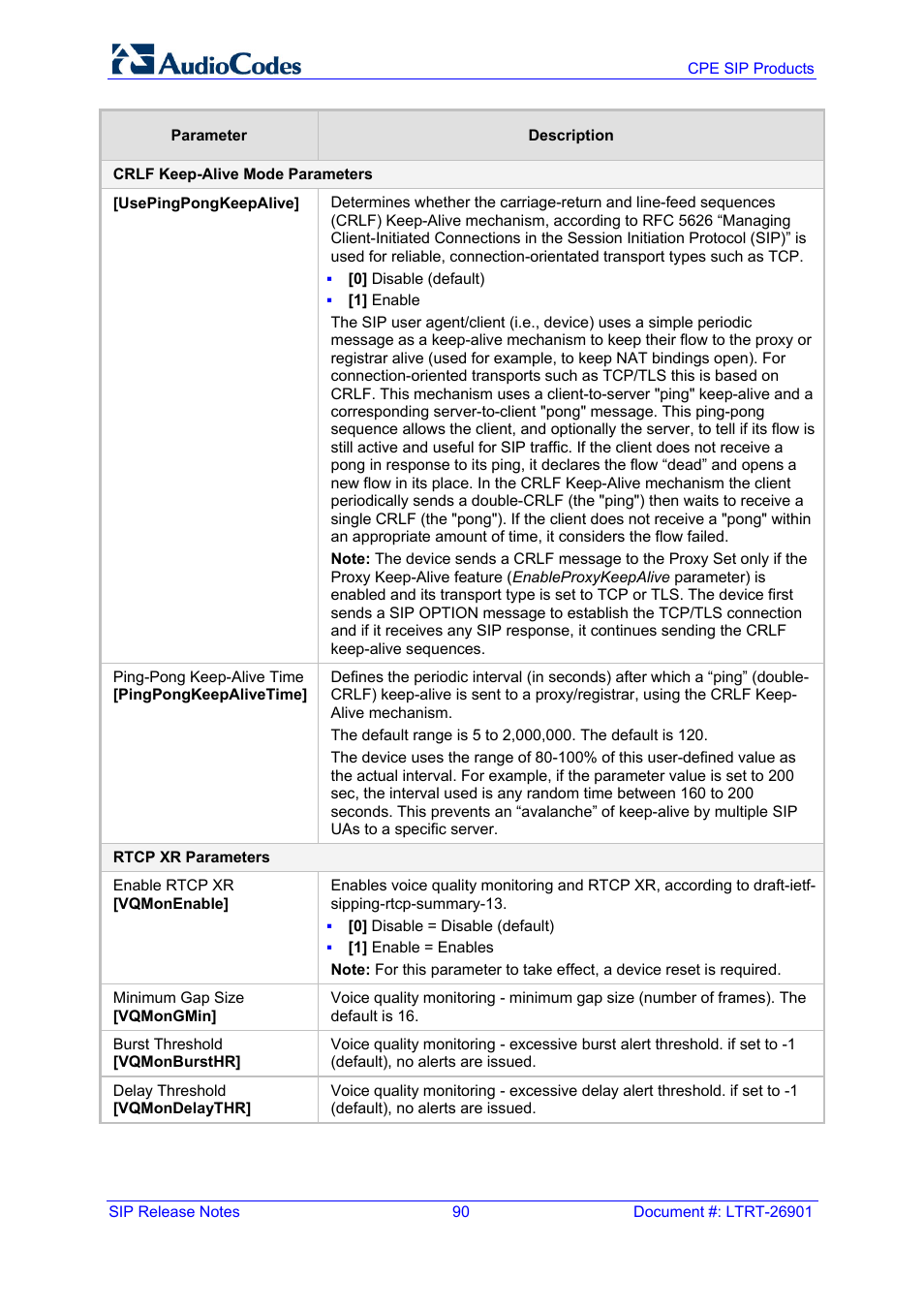AudioCodes MEDIAPACK VERSION 6.2 User Manual | Page 90 / 178